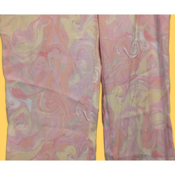 Zara Women's Flare Pants Retro Flowers Split Bottom Size Medium Excellent Shape - Picture 7 of 16